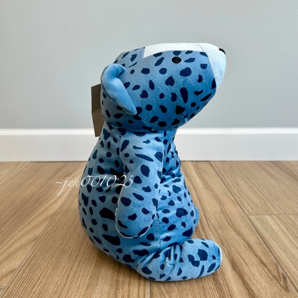 Blue Cheetah Weighted Plush Throw Pillow - Pillowfort - Picture 8 of 11
